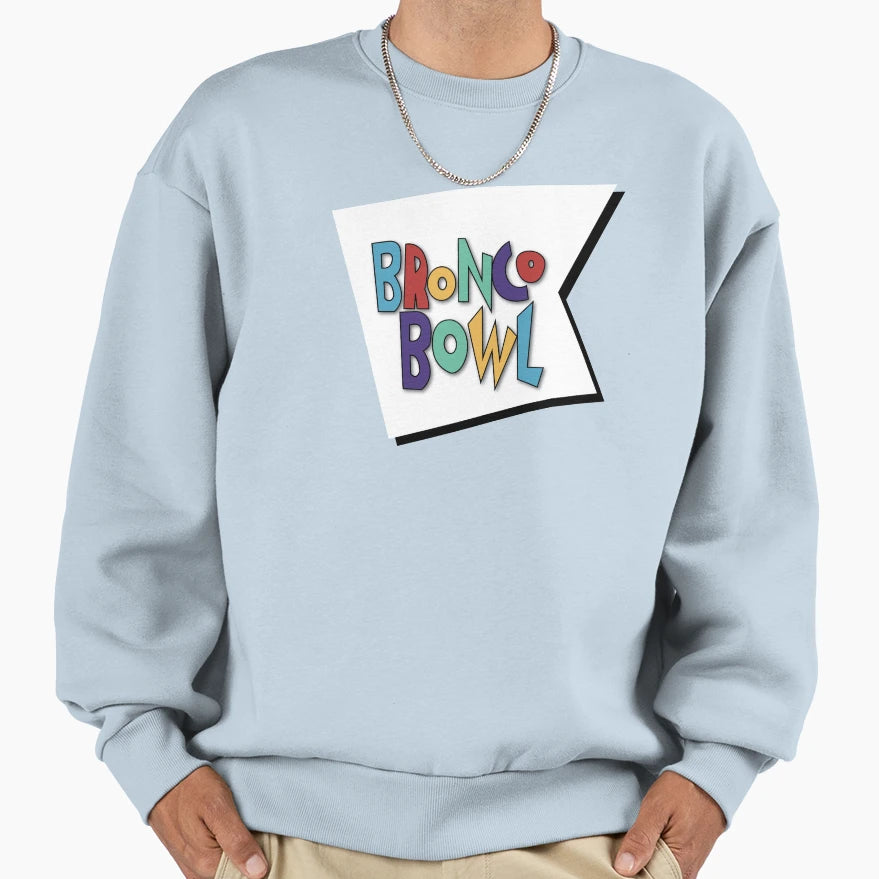 Bronco Bowl Sweatshirt - Fun Novelty Design Unisex - T-Shirt, Sweatshirt, Hoodie