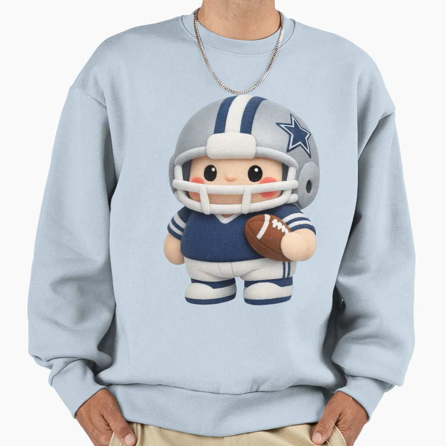 Rugby Player Victory Team Spirit Sweatshirt - Minimalist Print for Adults - T-Shirt, Sweatshirt, Hoodie
