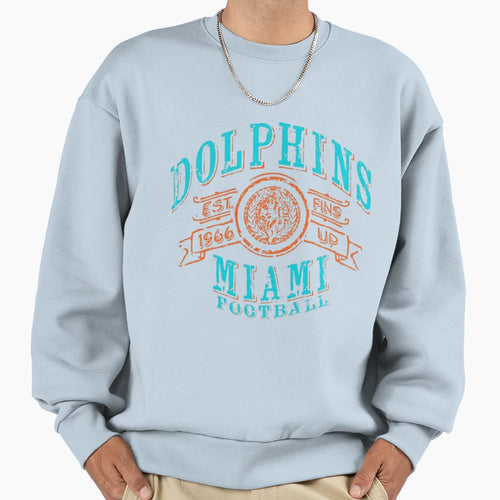 Football Miami Dolphins Sweatshirt - Novelty Apparel Men Women - T-Shirt, Sweatshirt, Hoodie