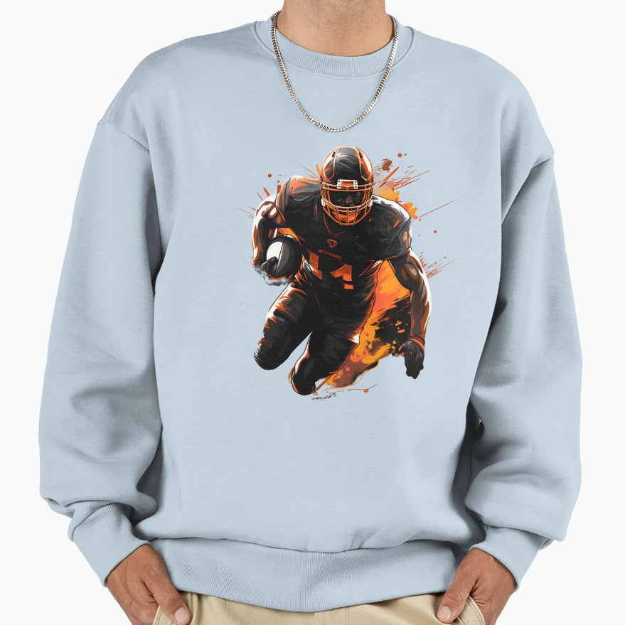 American Football Color Painting No 9 T-Shirt - Graphic Print Unisex - T-Shirt, Sweatshirt, Hoodie