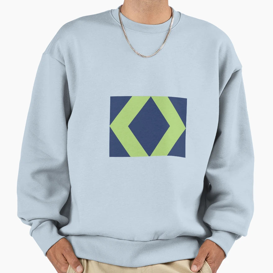Green Diamonds Sweatshirt - Unique Graphic Unisex - T-Shirt, Sweatshirt, Hoodie