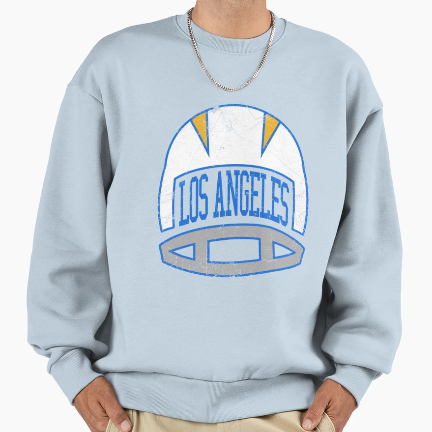 Lac Helmet White Sweatshirt - Novelty Apparel for Adults - T-Shirt, Sweatshirt, Hoodie