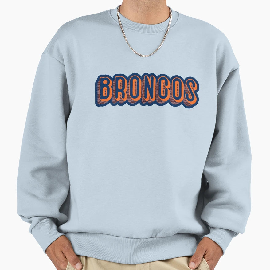 Denver Broncos Sweatshirt - Fun Novelty Design Unisex - T-Shirt, Sweatshirt, Hoodie