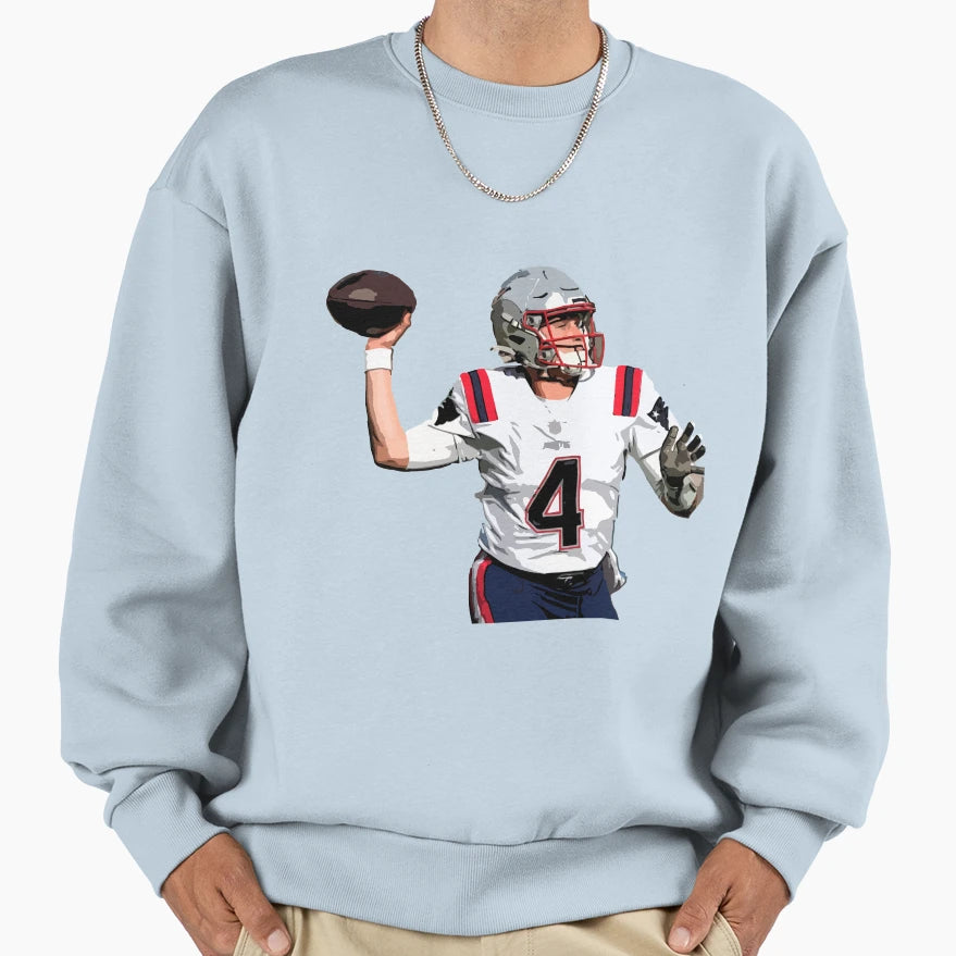 Bailey Zappe Sweatshirt - Casual Everyday Wear Unisex - T-Shirt, Sweatshirt, Hoodie