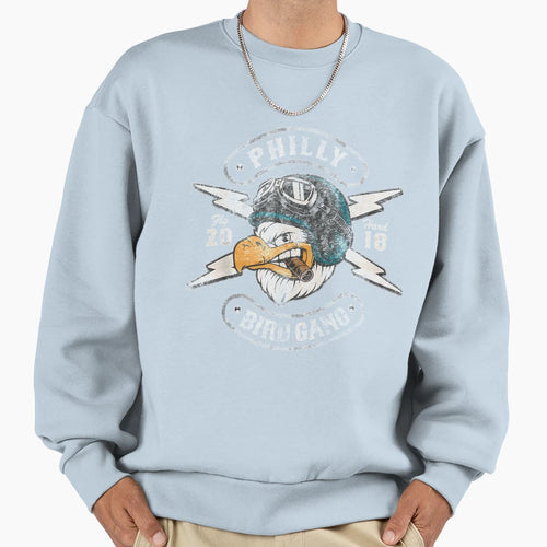 Bird Logo Eagle Distressed Sweatshirt - Streetwear Style Unisex - T-Shirt, Sweatshirt, Hoodie