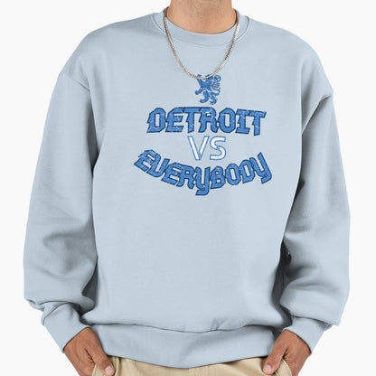 Detroit Vs Everybody Sweatshirt - Custom Art Print Unisex - T-Shirt, Sweatshirt, Hoodie