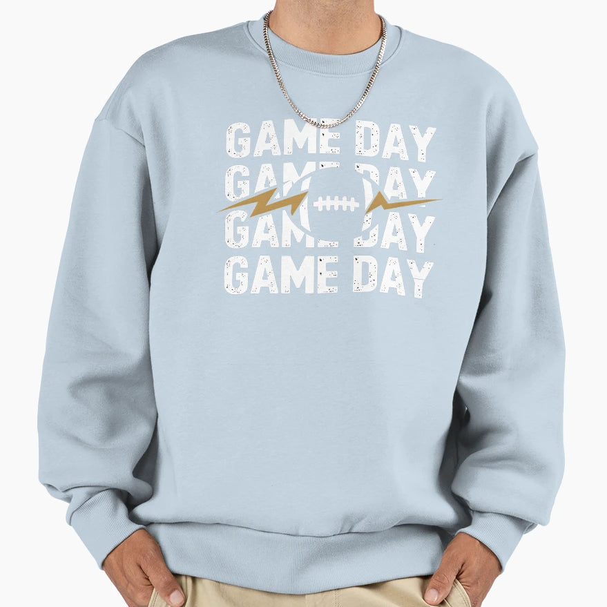Game Day Football Bold And Sporty T-Shirt - Unique Graphic for Adults - T-Shirt, Sweatshirt, Hoodie