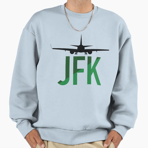 Jfk New York City Airport Memento Sweatshirt - Streetwear Style Men Women - T-Shirt, Sweatshirt, Hoodie