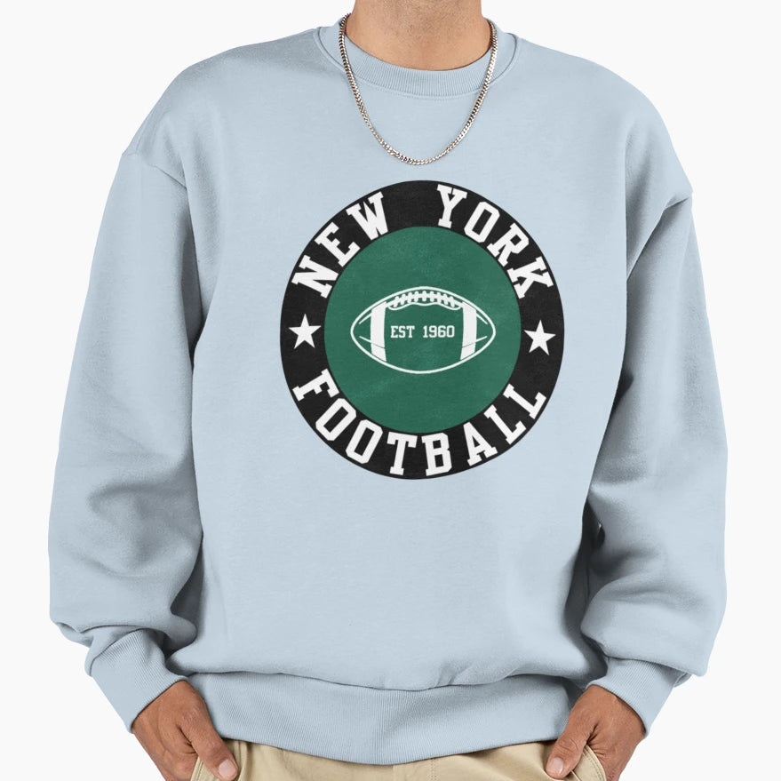 New York Football 3 Sweatshirt - Novelty Apparel Men Women - T-Shirt, Sweatshirt, Hoodie