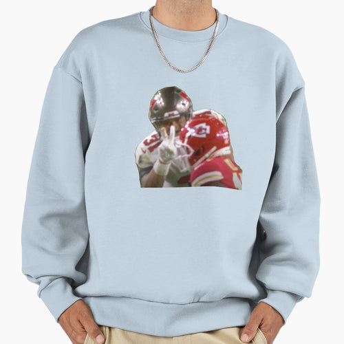Superbowl Peace Sign Sweatshirt - Novelty Apparel for Adults - T-Shirt, Sweatshirt, Hoodie