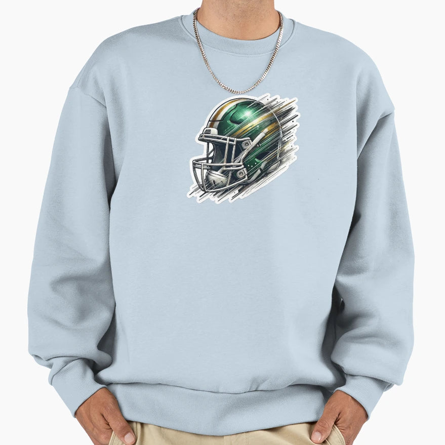 Green Bay Packers Helmet Sweatshirt - Trendy Graphic Men Women - T-Shirt, Sweatshirt, Hoodie