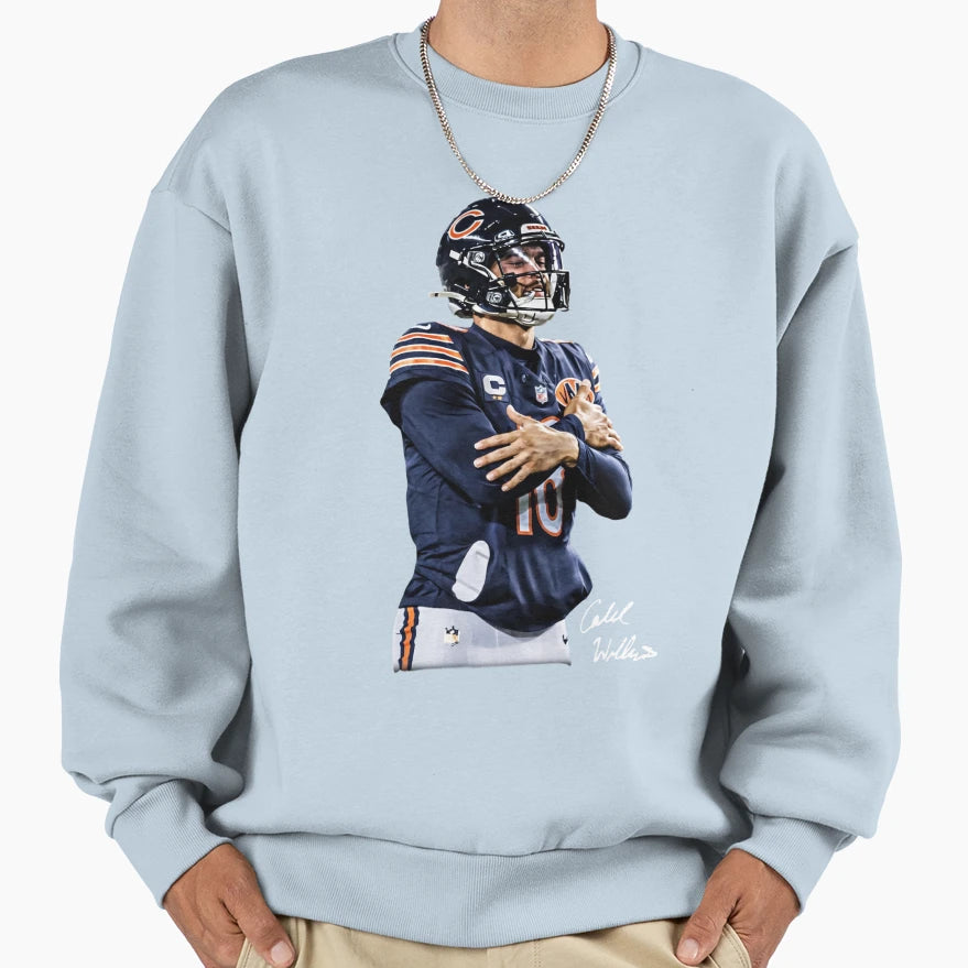 Chicago Football Caleb CW Cold Sweatshirt - Casual Everyday Wear Men Women - T-Shirt, Sweatshirt, Hoodie