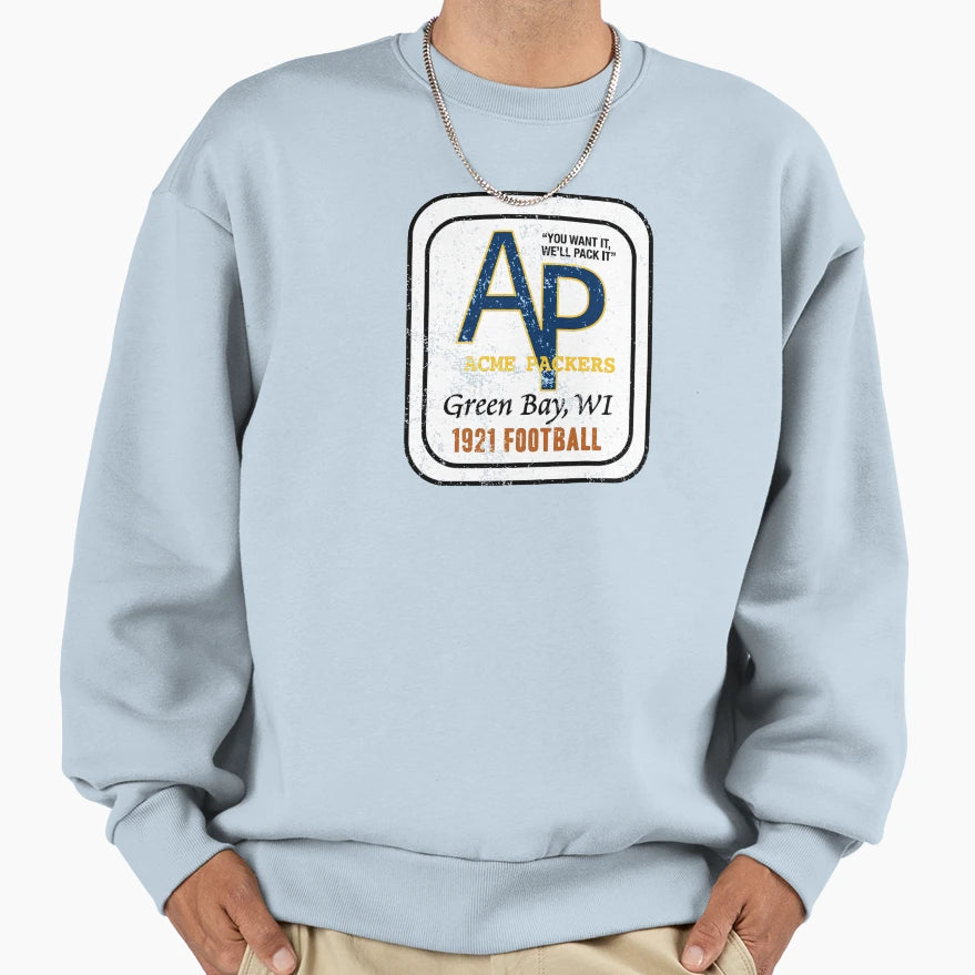 Acme Packers Distressed Logo Sweatshirt - Trendy Graphic for Adults - T-Shirt, Sweatshirt, Hoodie