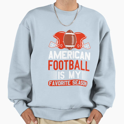 Football Lover American Football Sweatshirt - Minimalist Print for Adults - T-Shirt, Sweatshirt, Hoodie