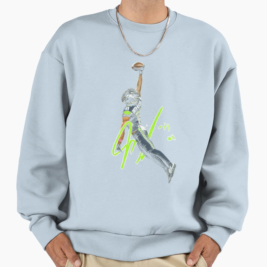 Jaxon Smith Njigba Air Sweatshirt - Casual Everyday Wear Men Women - T-Shirt, Sweatshirt, Hoodie