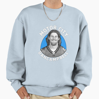 Motor City Dan Campbell Football Sweatshirt - Aesthetic Graphic for Adults - T-Shirt, Sweatshirt, Hoodie
