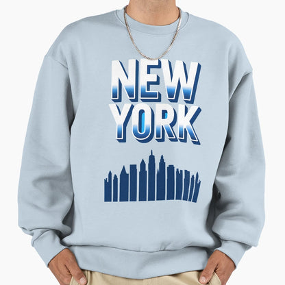 New York City America 3 Sweatshirt - Aesthetic Graphic Men Women - T-Shirt, Sweatshirt, Hoodie
