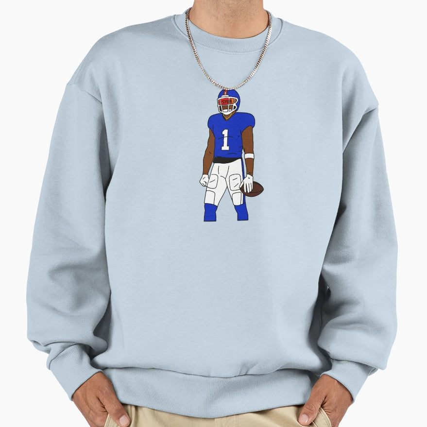 Malik Nabers Sweatshirt - Casual Everyday Wear Men Women - T-Shirt, Sweatshirt, Hoodie