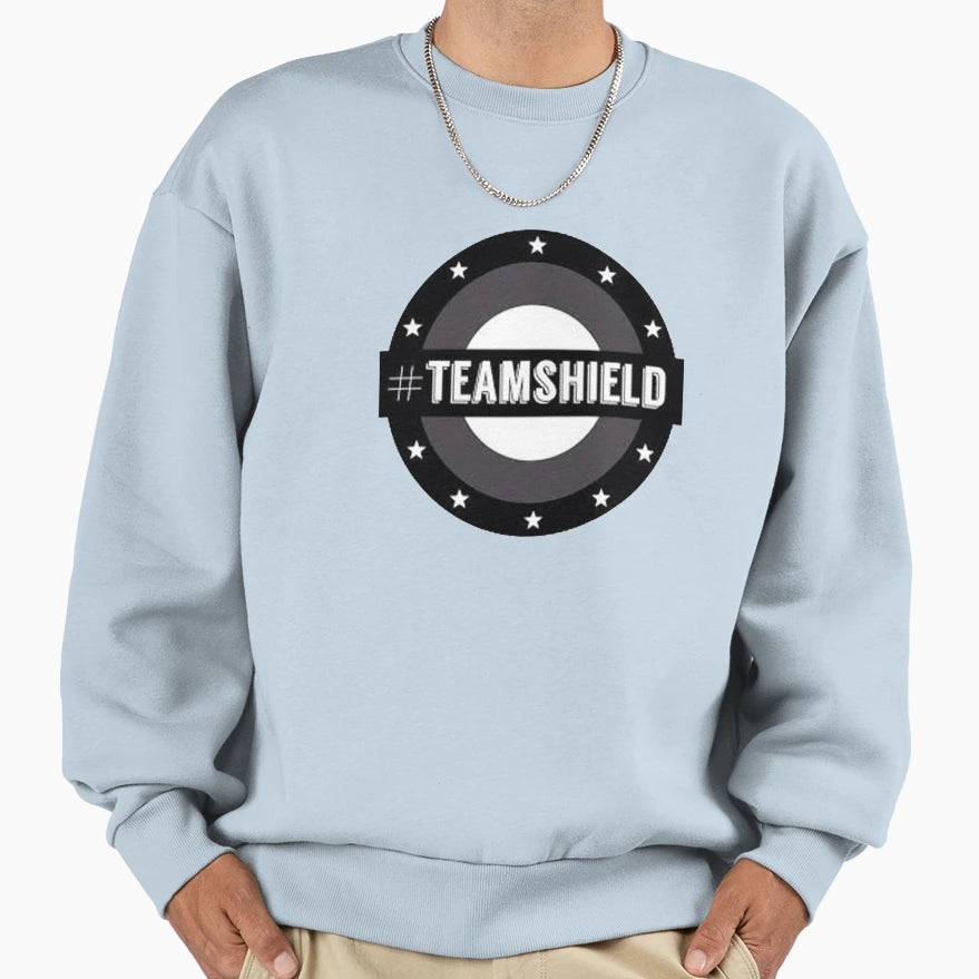 Teamshield Sweatshirt - Fun Novelty Design for Adults - T-Shirt, Sweatshirt, Hoodie
