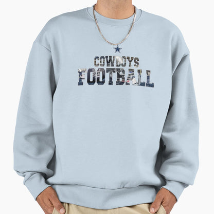 Football Cowboys Sweatshirt - Unique Graphic for Adults - T-Shirt, Sweatshirt, Hoodie