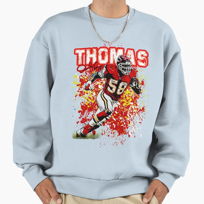 Derrick Thomas Sweatshirt - Unique Graphic Men Women - T-Shirt, Sweatshirt, Hoodie