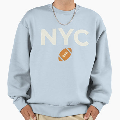 Nyc Football Minimalist Sports Sweatshirt - Minimalist Print Men Women - T-Shirt, Sweatshirt, Hoodie