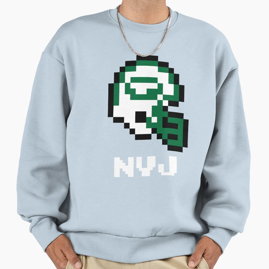 New York Jets Tecmo Super Bowl Sweatshirt - Fun Novelty Design Men Women - T-Shirt, Sweatshirt, Hoodie