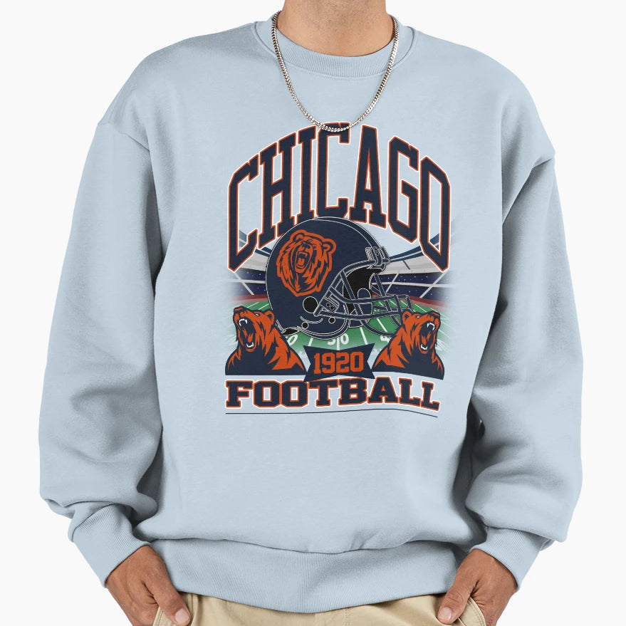 Chicago Football Gridiron Legacy Sweatshirt - Novelty Apparel Men Women - T-Shirt, Sweatshirt, Hoodie