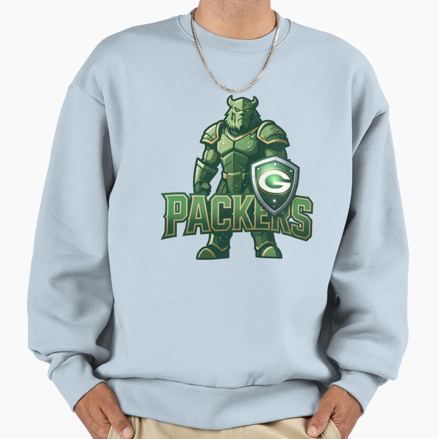 Green Bay Packers Football Decal Sweatshirt - Minimalist Print Men Women - T-Shirt, Sweatshirt, Hoodie