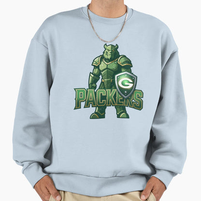 Green Bay Packers Football Decal Sweatshirt - Minimalist Print Men Women - T-Shirt, Sweatshirt, Hoodie