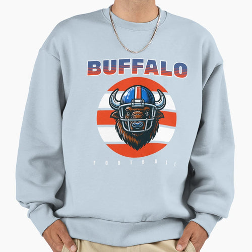 Buffalo Football Sweatshirt - Fun Novelty Design Men Women - T-Shirt, Sweatshirt, Hoodie