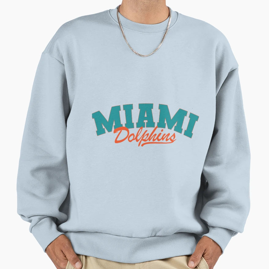 Art Miami Dolphins Sweatshirt - Trendy Graphic Men Women - T-Shirt, Sweatshirt, Hoodie