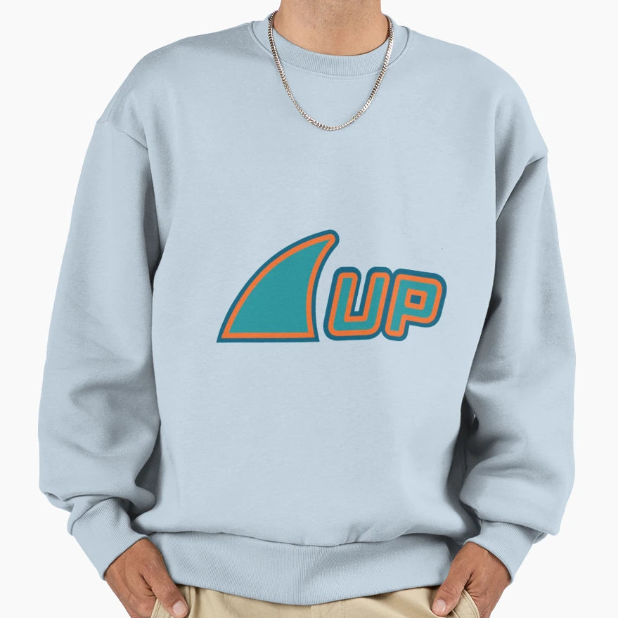 Fins Up Gift Sweatshirt - Minimalist Print Men Women - T-Shirt, Sweatshirt, Hoodie