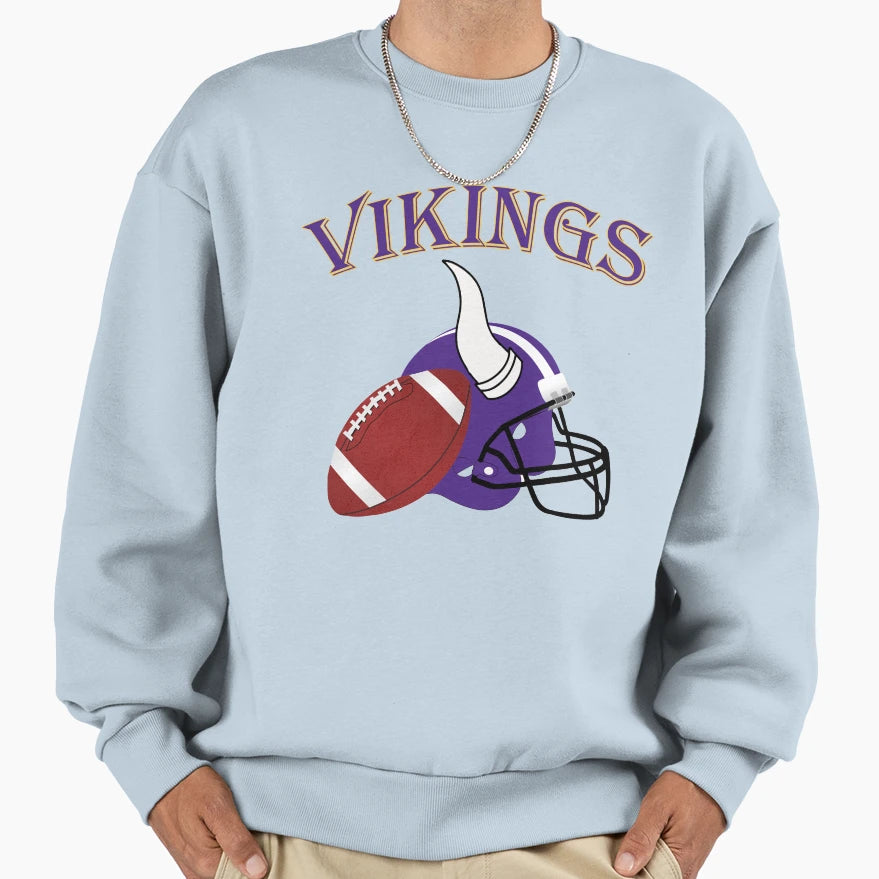 Minnesota Vikings Sweatshirt - Fun Novelty Design for Adults - T-Shirt, Sweatshirt, Hoodie
