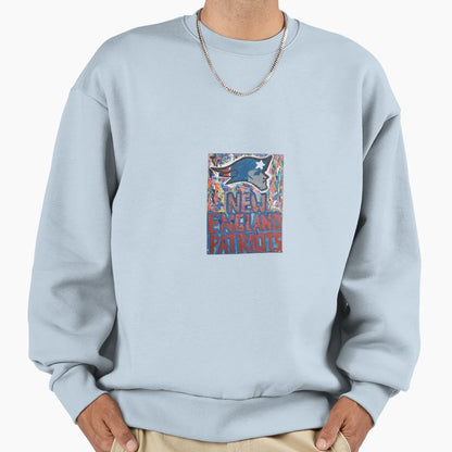 Fearless New England Warriors Sweatshirt - Minimalist Print Men Women - T-Shirt, Sweatshirt, Hoodie
