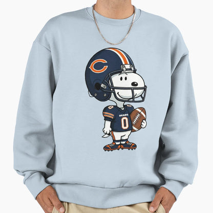 Holding Football Chicago Sweatshirt - Trendy Graphic Men Women - T-Shirt, Sweatshirt, Hoodie