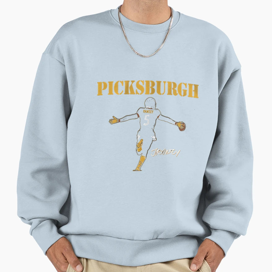 Jalen Ramsey Picksburgh Sweatshirt - Streetwear Style for Adults - T-Shirt, Sweatshirt, Hoodie