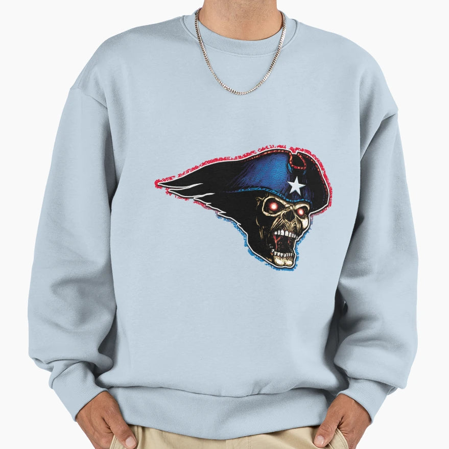 Zombie Patriot Sweatshirt - Graphic Print Men Women - T-Shirt, Sweatshirt, Hoodie