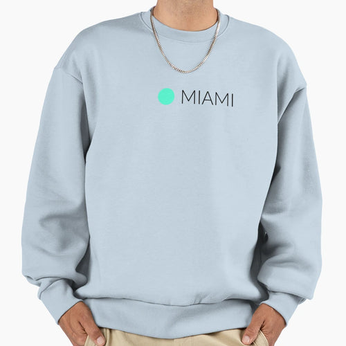 Miami Sweatshirt - Minimalist Print Unisex - T-Shirt, Sweatshirt, Hoodie