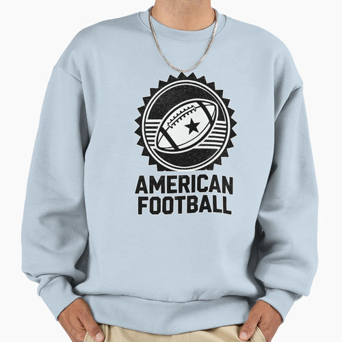 Circular Football Badge Sweatshirt - Casual Everyday Wear Unisex - T-Shirt, Sweatshirt, Hoodie