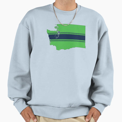 Seattle Football Alternate Sweatshirt - Unique Graphic Unisex - T-Shirt, Sweatshirt, Hoodie