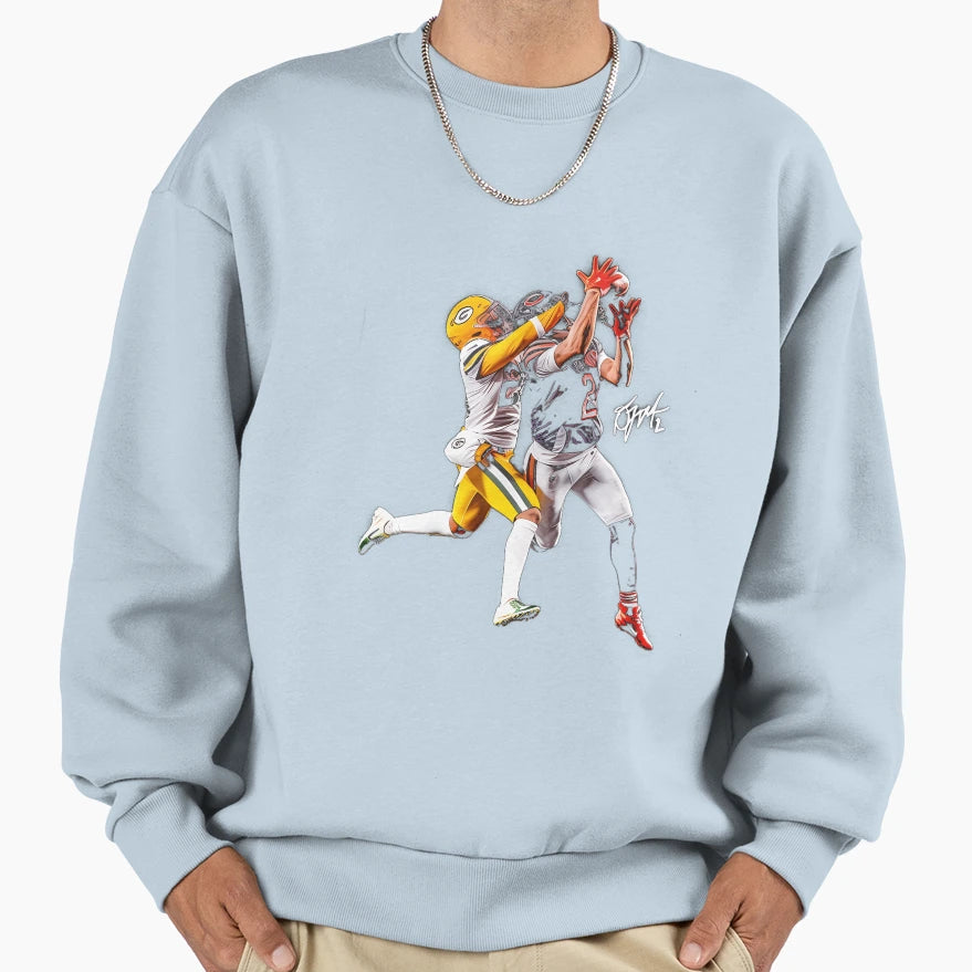 Dj Moore Football Wide Receiver Sweatshirt - Unique Graphic Unisex - T-Shirt, Sweatshirt, Hoodie