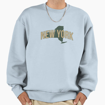 State New York Sweatshirt - Minimalist Print for Adults - T-Shirt, Sweatshirt, Hoodie