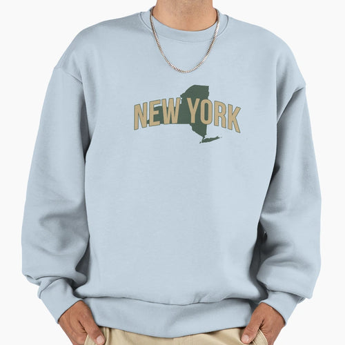 State New York Sweatshirt - Minimalist Print for Adults - T-Shirt, Sweatshirt, Hoodie