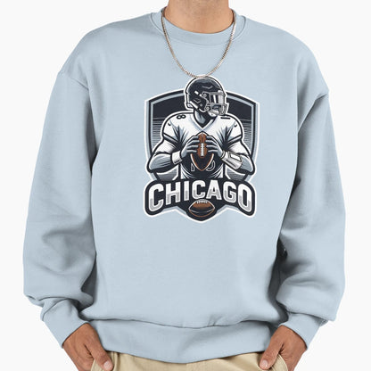 Fictional Chicago Quarterback 18 Sweatshirt - Casual Everyday Wear Unisex - T-Shirt, Sweatshirt, Hoodie