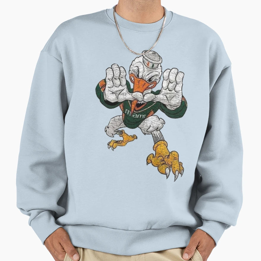 Miami Hurricanes Sweatshirt - Minimalist Print Men Women - T-Shirt, Sweatshirt, Hoodie
