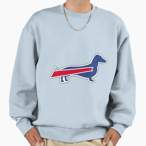 Buffalo Bills Dachshund 1 Sweatshirt - Graphic Print Men Women - T-Shirt, Sweatshirt, Hoodie