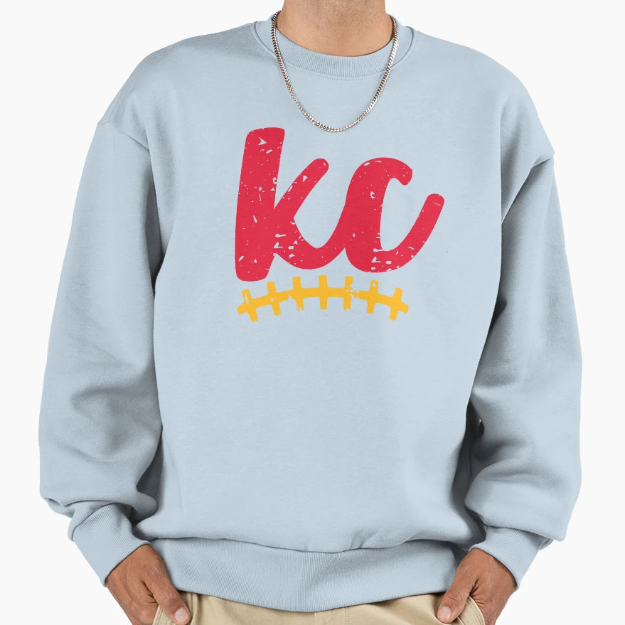 Kc Laces Sweatshirt - Unique Graphic for Adults - T-Shirt, Sweatshirt, Hoodie