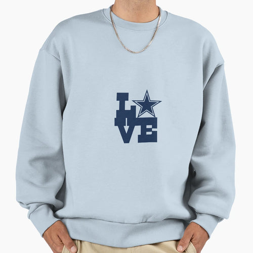 Dallas Love Sweatshirt - Minimalist Print for Adults - T-Shirt, Sweatshirt, Hoodie