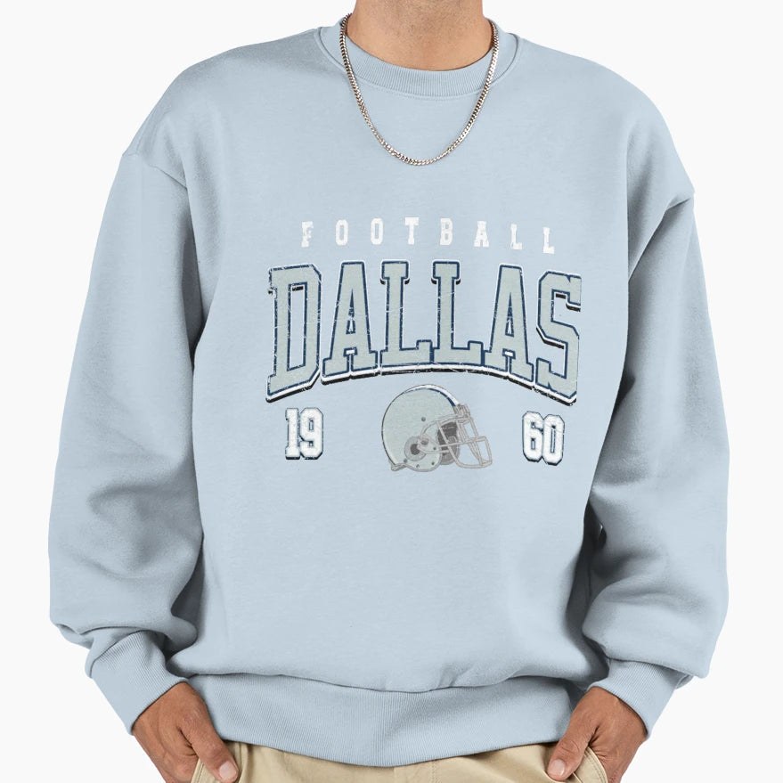 Art Dallas Cowboys Sweatshirt - Casual Everyday Wear for Adults - T-Shirt, Sweatshirt, Hoodie